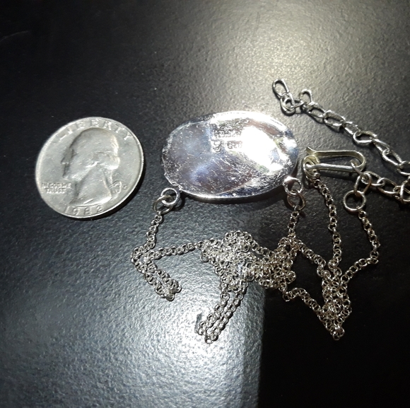 Santa Fe Style Natural Mojave Turquoise Necklace g - Picture 2 of 3